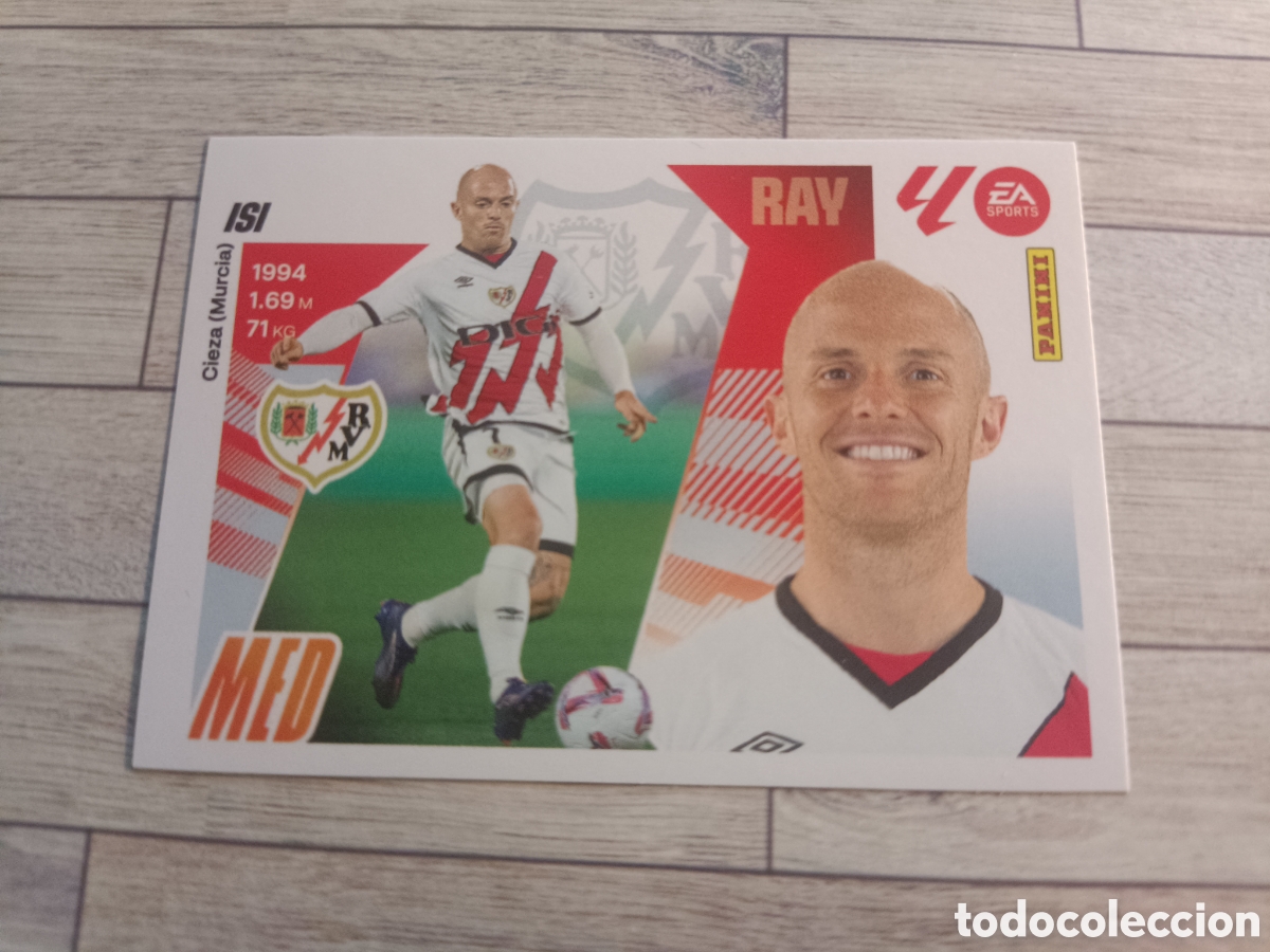 Cromos de F&uacute;tbol: 14 ISI RAYO VALLECANO LIGA ESTE 2025 2026 PANINI 25 26 SIN PEGAR