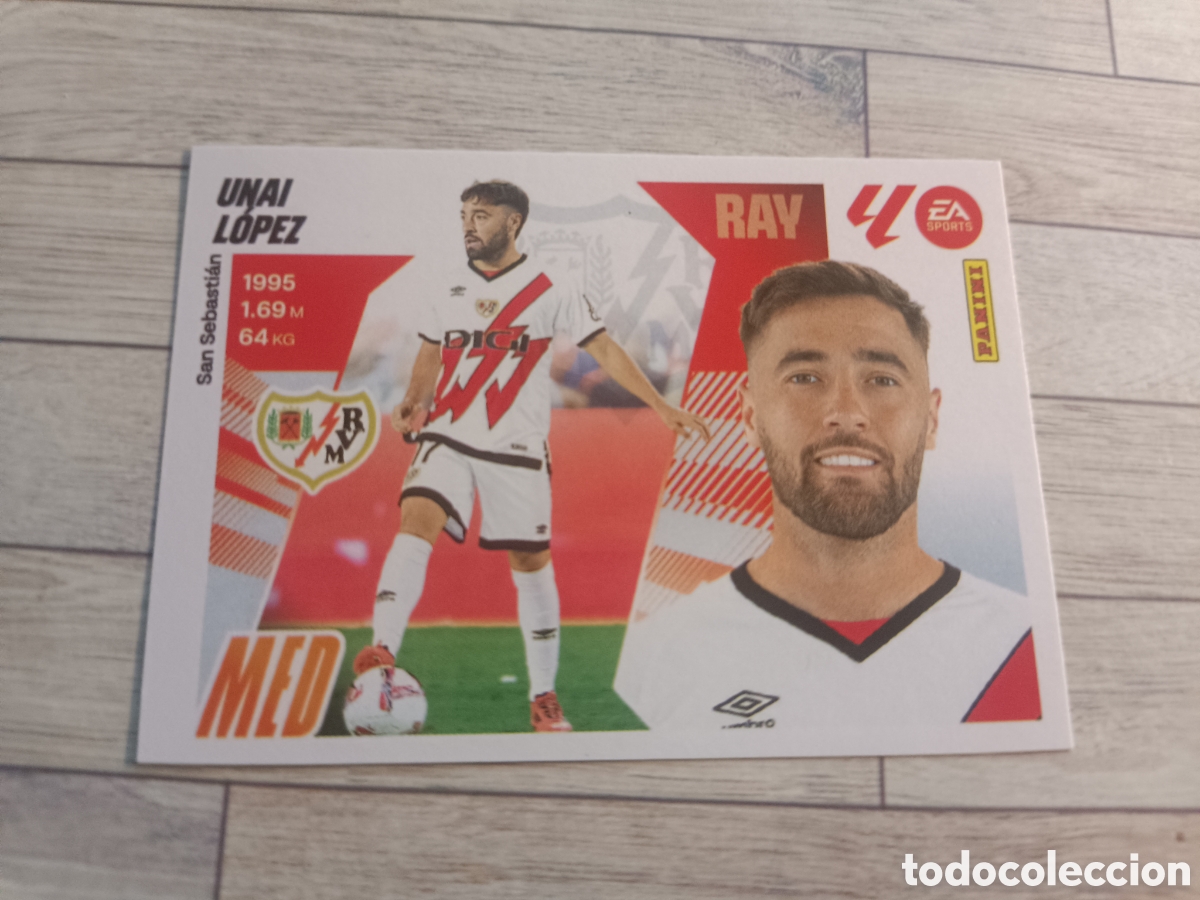 Cromos de F&uacute;tbol: 16 UNAI LOPEZ RAYO VALLECANO LIGA ESTE 2025 2026 PANINI 25 26 SIN PEGAR