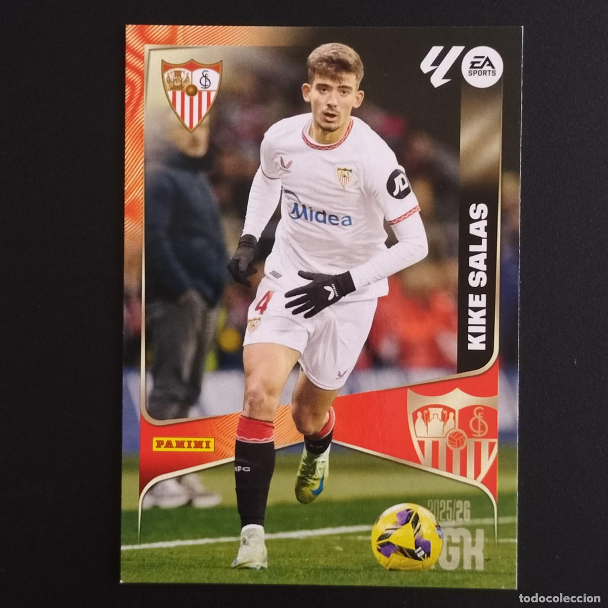 Cromos de F&uacute;tbol: MGK 330 KIKE SALAS SEVILLA CROMOS ALBUM MEGACRACKS LIGA FUTBOL 2025 2026 25 26