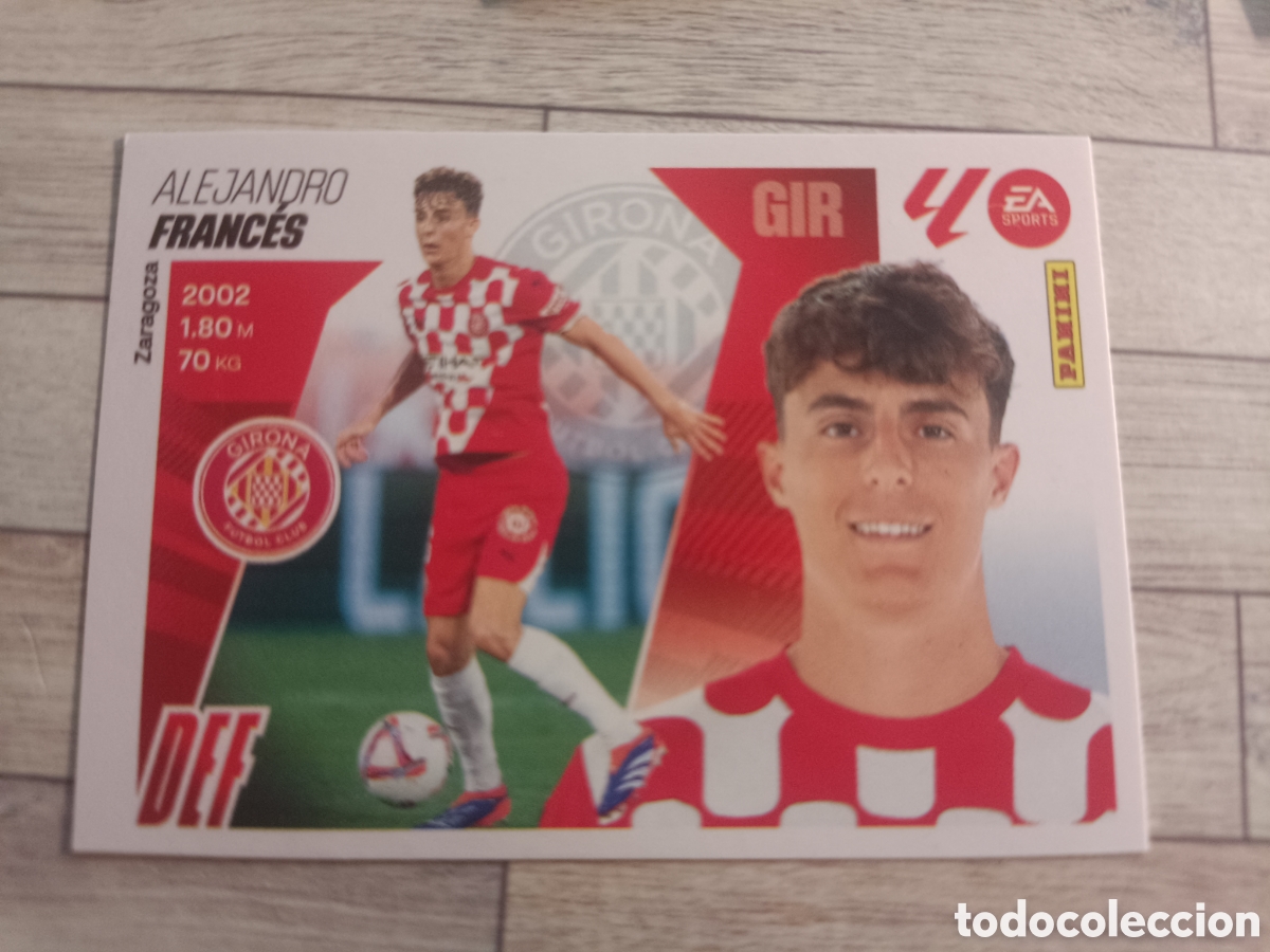 Cromos de F&uacute;tbol: 6 FRANCES GIRONA LIGA ESTE 2025 2026 PANINI 25 26 SIN PEGAR