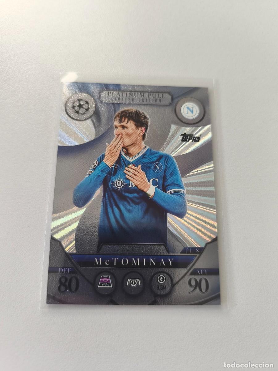 Cromos de F&uacute;tbol: TOPPS MATCH ATTAX 2025 2026 25 26 SCOTT MCTOMINAY PLATINUM PULL PL 8 H1