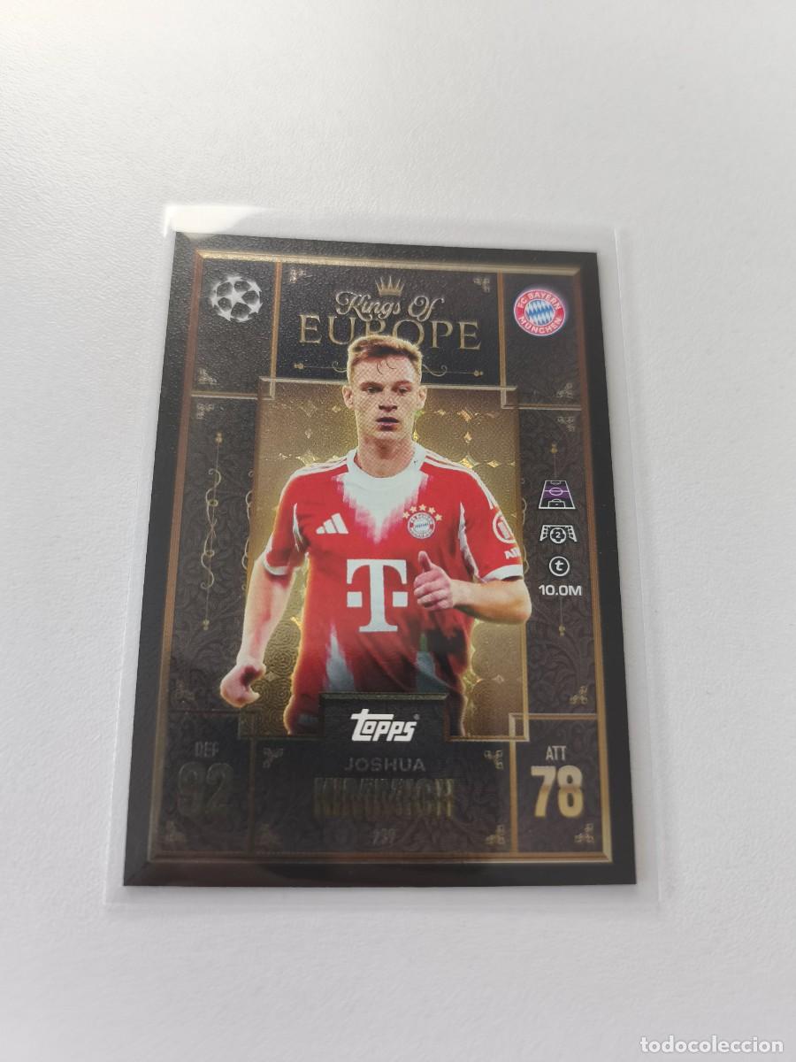 Cromos de F&uacute;tbol: TOPPS MATCH ATTAX 2025 2026 25 26 JOSHUA KIMMICH KINGS OF EUROPE 239 H1