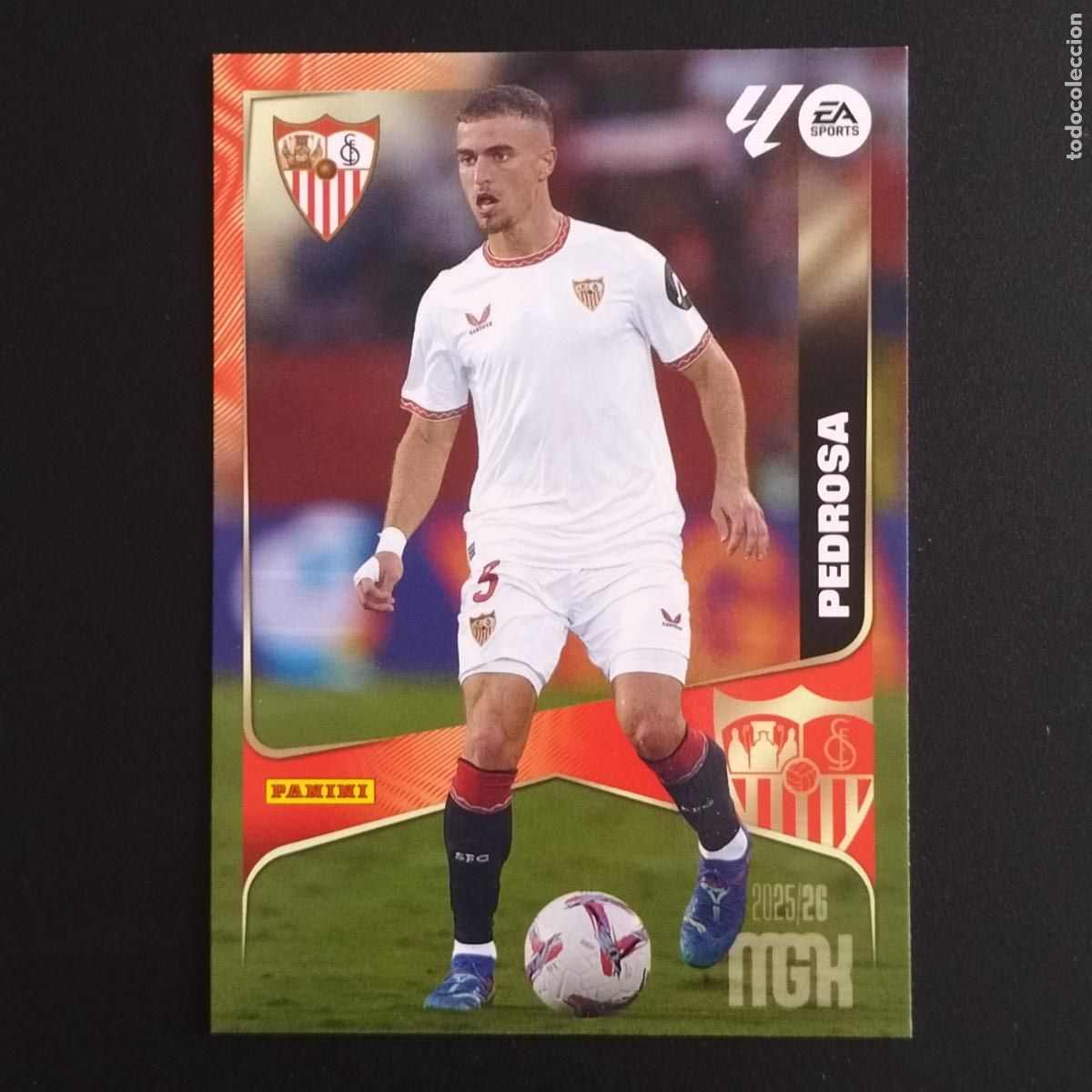 Cromos de F&uacute;tbol: MGK 333 PEDROSA SEVILLA CROMOS ALBUM MEGACRACKS LIGA FUTBOL 2025 2026 25 26