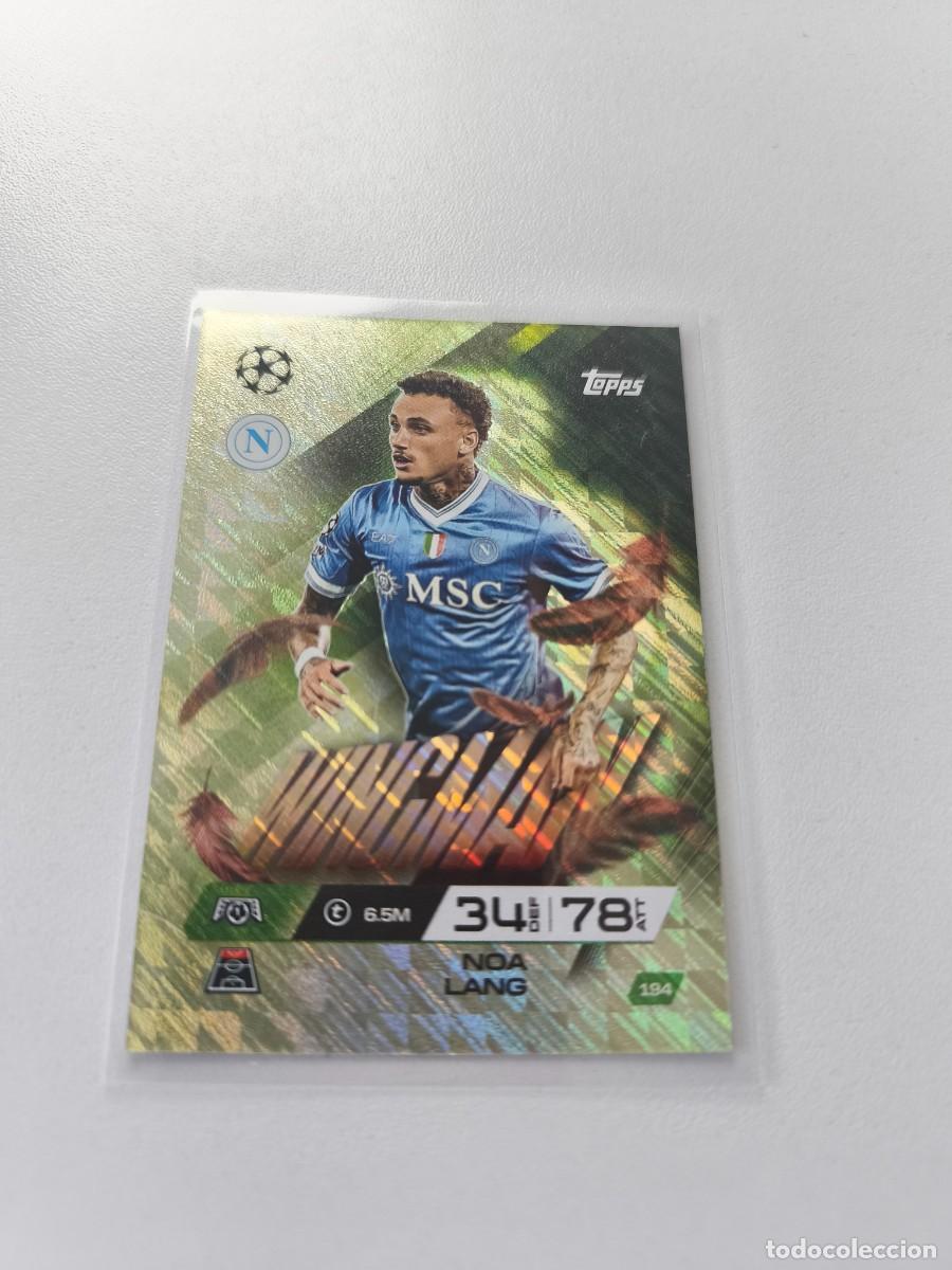 Cromos de F&uacute;tbol: TOPPS MATCH ATTAX 2025 2026 25 26 NOA LANG WINGMAN 194 H1