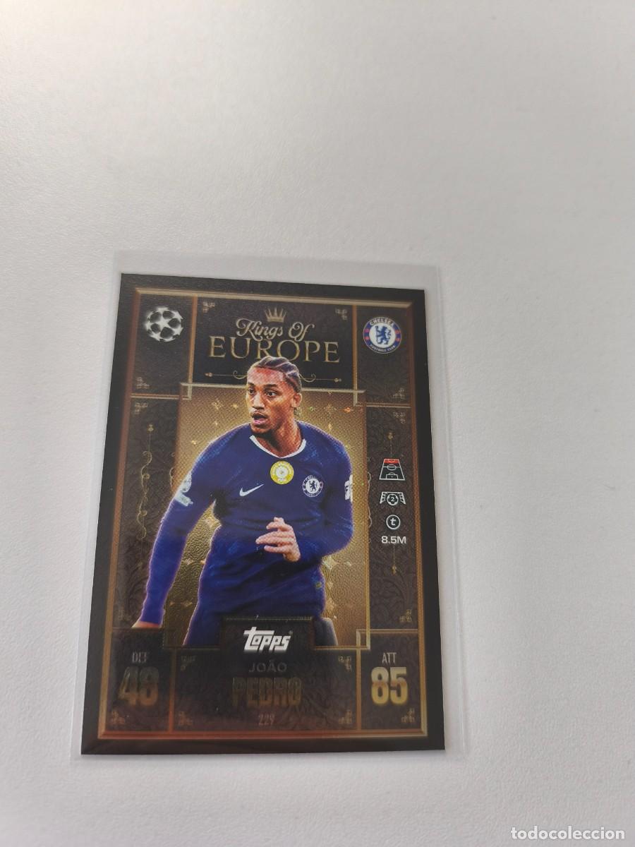 Cromos de F&uacute;tbol: TOPPS MATCH ATTAX 2025 2026 25 26 KINGS OF EUROPE JOAO PEDRO 229 H1