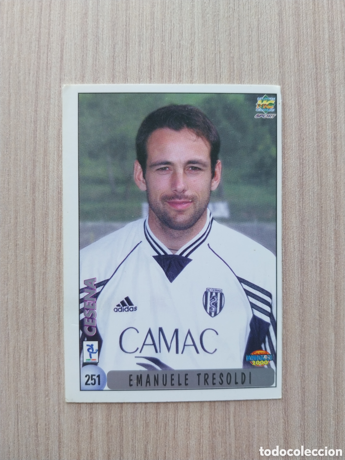 Cromos de F&uacute;tbol: EMANUELE TRESOLDI ROBERTO CEVOLI N&deg; 251 CALCIATORI 1999 2000 99 00 CESENA MUNDICROMO ITALIA F&Uacute;TBOL