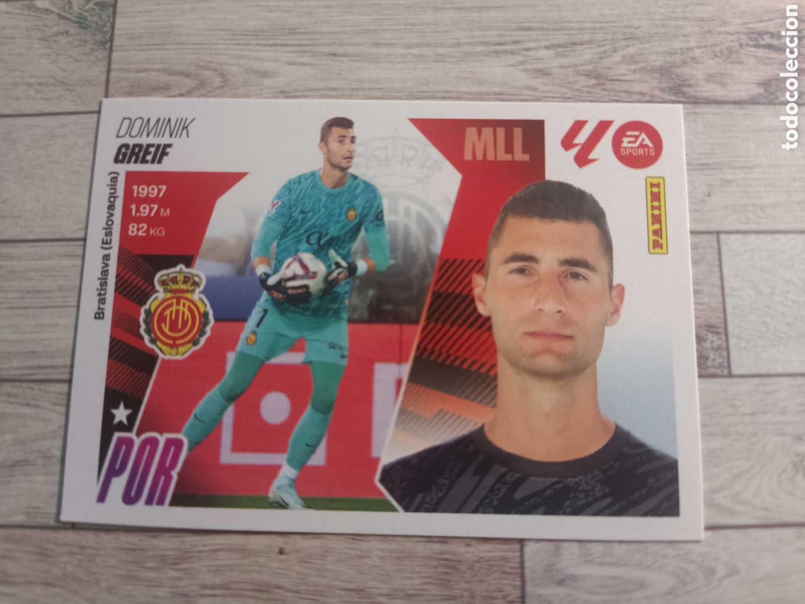 Cromos de F&uacute;tbol: 3 GREIF MALLORCA LIGA ESTE 2025 2026 PANINI 25 26 SIN PEGAR