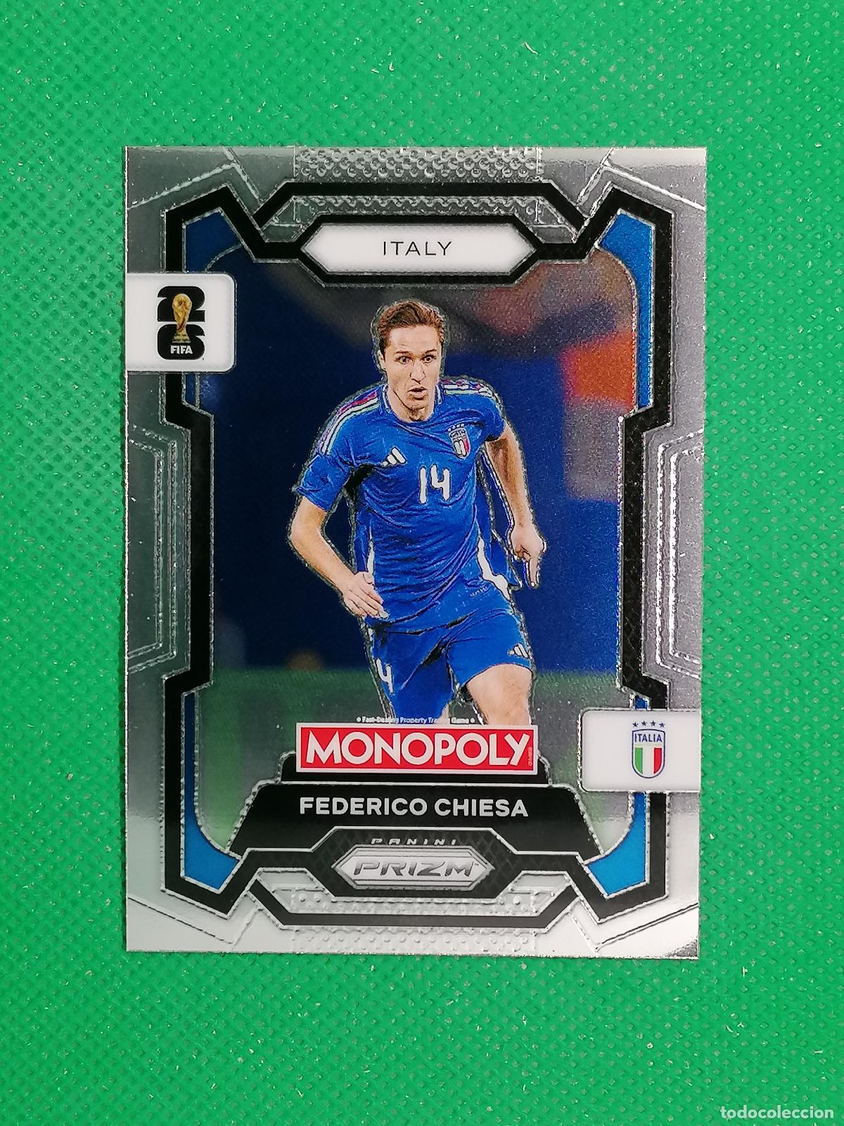 Cromos de F&uacute;tbol: 35 FEDERICO CHIESA ITALIA BASE ⚽ PANINI PRIZM MONOPOLY FIFA WORLD CUP 26 2026 ⚽