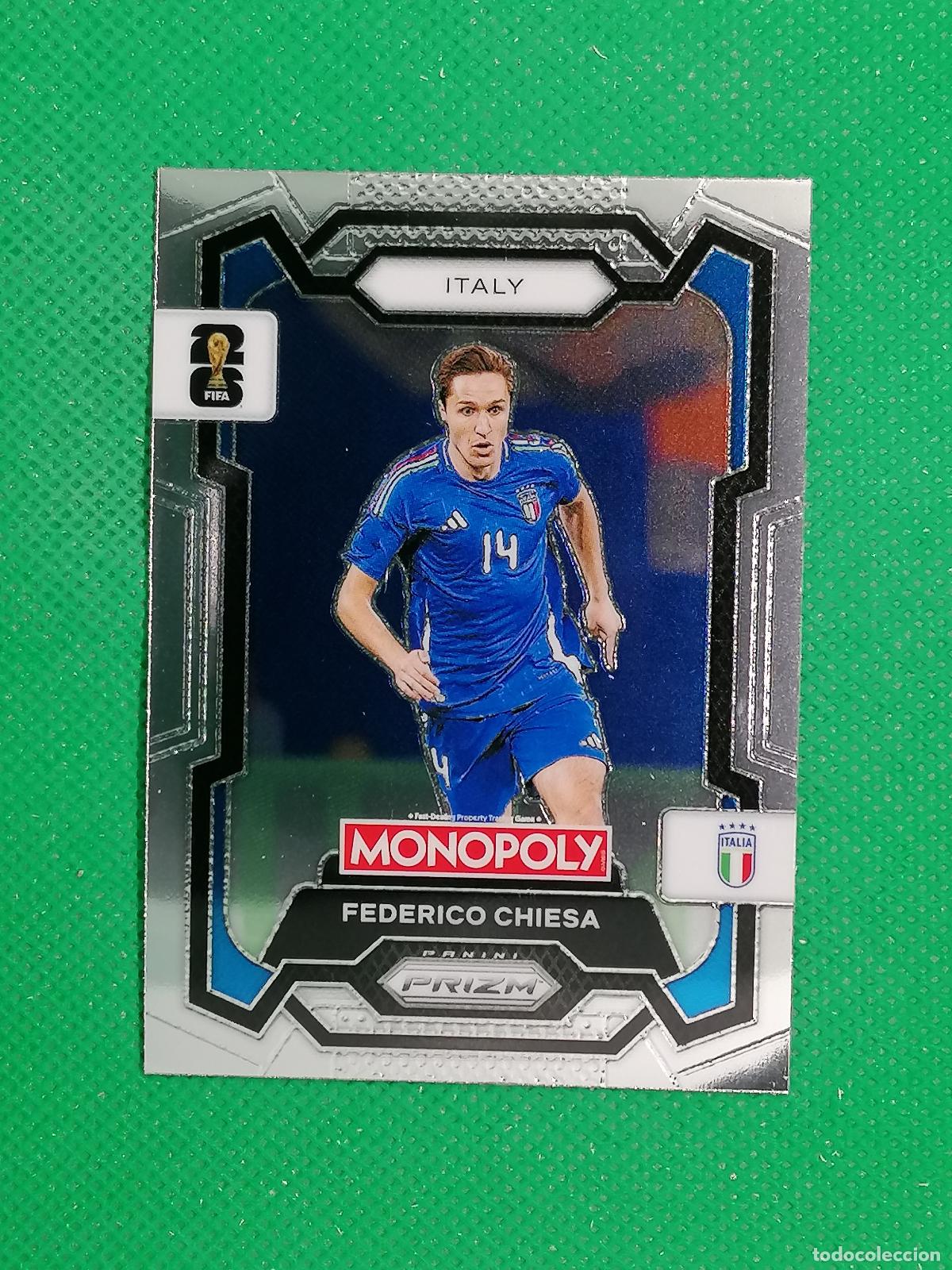 Cromos de F&uacute;tbol: 35 FEDERICO CHIESA ITALIA BASE ⚽ PANINI PRIZM MONOPOLY FIFA WORLD CUP 26 2026 ⚽