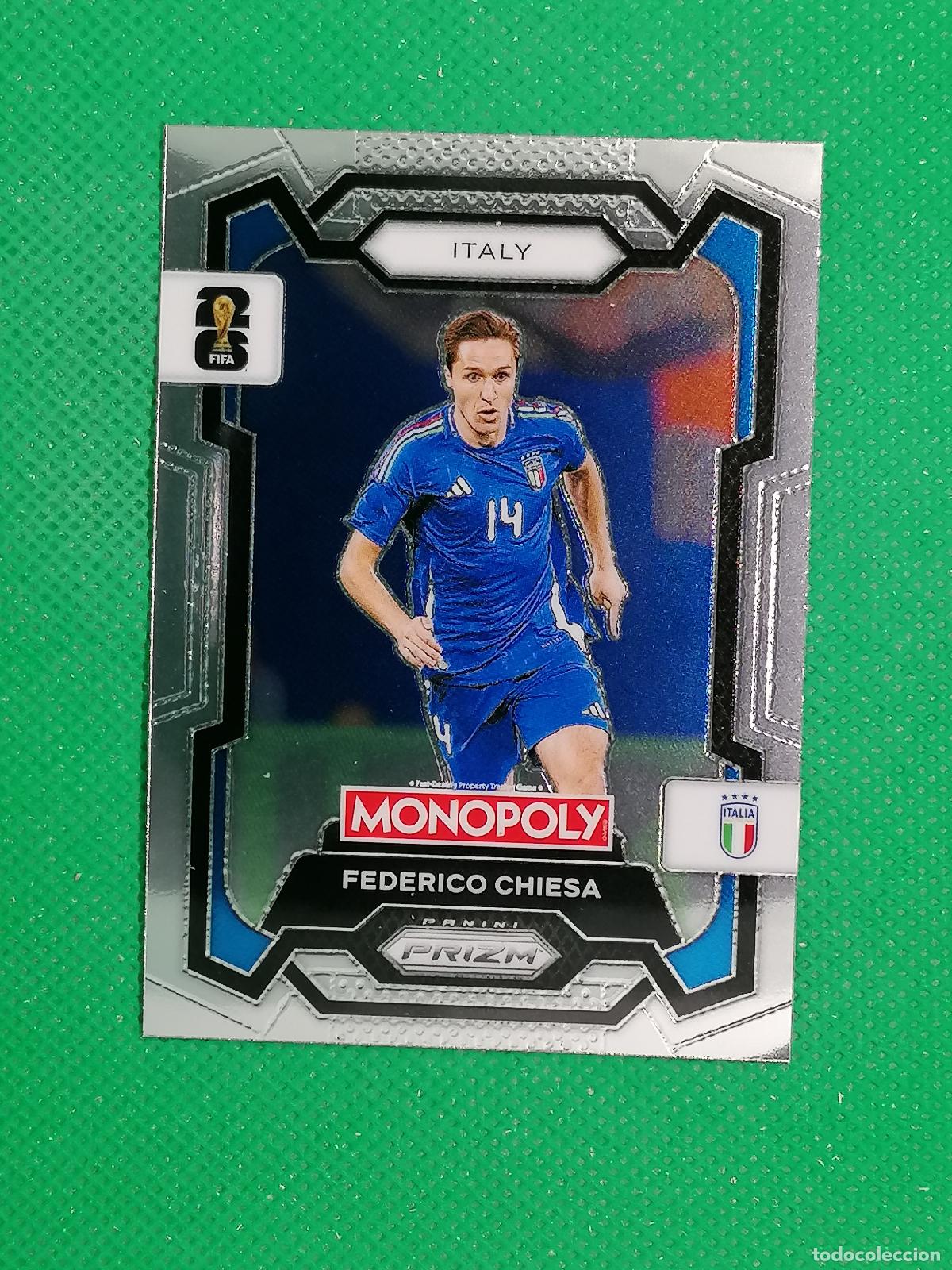 Cromos de F&uacute;tbol: 35 FEDERICO CHIESA ITALIA BASE ⚽ PANINI PRIZM MONOPOLY FIFA WORLD CUP 26 2026 ⚽