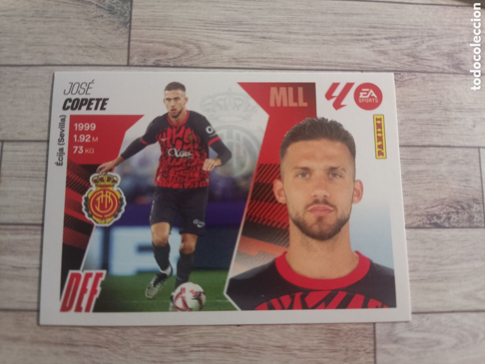 Cromos de F&uacute;tbol: 7 COPETE MALLORCA LIGA ESTE 2025 2026 PANINI 25 26 SIN PEGAR