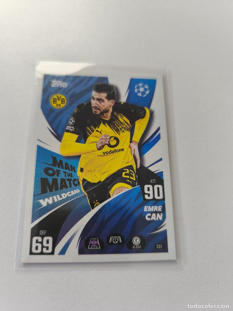 Cromos de F&uacute;tbol: TOPPS MATCH ATTAX 2025 2026 25 26 EMRE CAN MAN OF THE MATCH 331 H1