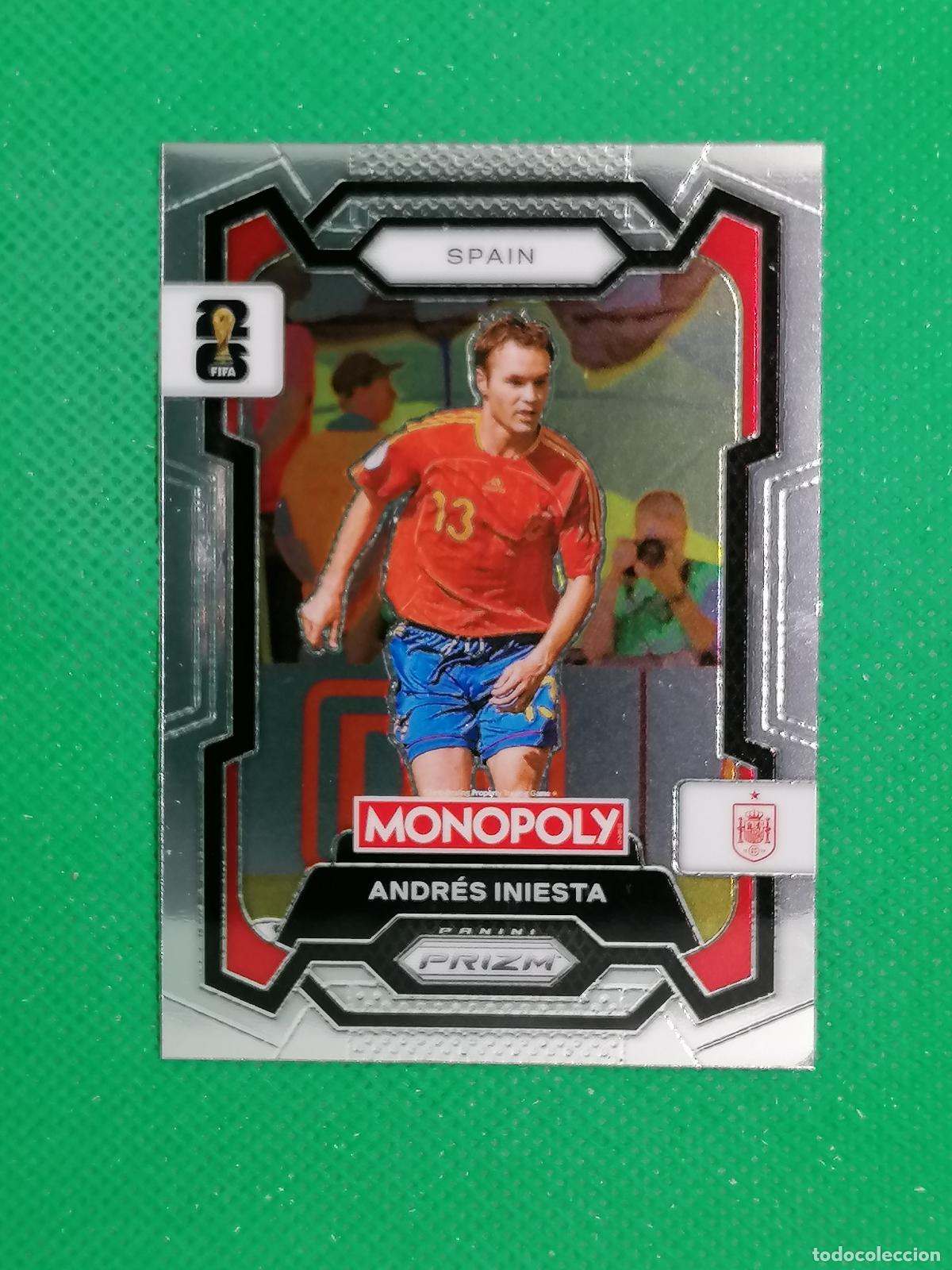 Cromos de Futebol: 43 ANDRES INIESTA ESPA&Ntilde;A BASE ⚽ PANINI PRIZM MONOPOLY FIFA WORLD CUP 26 2026 ⚽