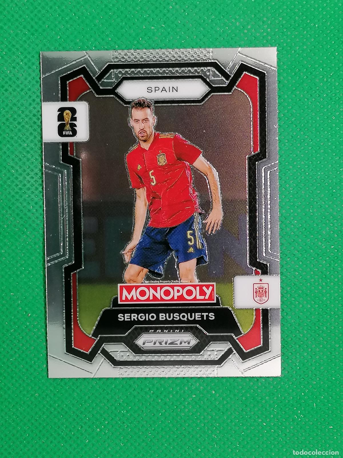 Cromos de Futebol: 45 SERGIO BUSQUETS ESPA&Ntilde;A BASE ⚽ PANINI PRIZM MONOPOLY FIFA WORLD CUP 26 2026 ⚽