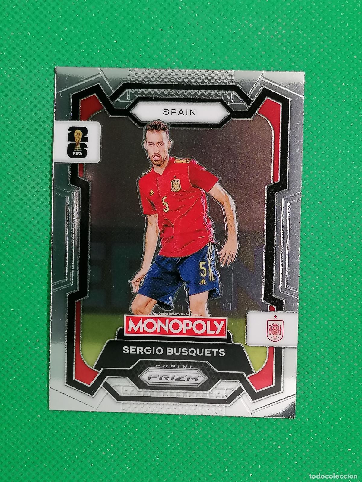 Cromos de Futebol: 45 SERGIO BUSQUETS ESPA&Ntilde;A BASE ⚽ PANINI PRIZM MONOPOLY FIFA WORLD CUP 26 2026 ⚽