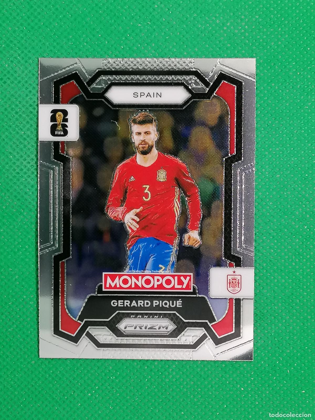 Cromos de F&uacute;tbol: 46 GERARD PIQUE ESPA&Ntilde;A BASE ⚽ PANINI PRIZM MONOPOLY FIFA WORLD CUP 26 2026 ⚽