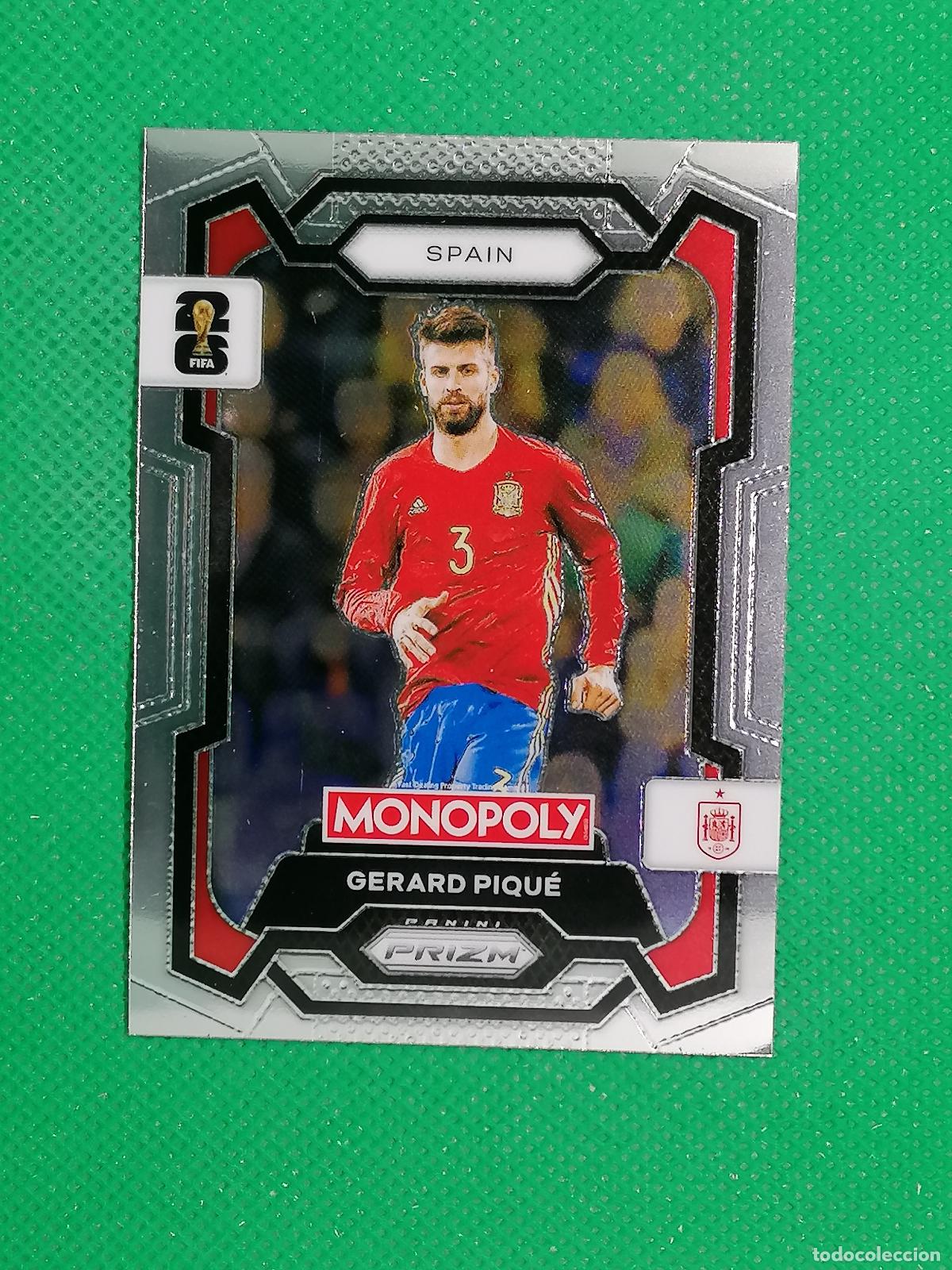 Cromos de F&uacute;tbol: 46 GERARD PIQUE ESPA&Ntilde;A BASE ⚽ PANINI PRIZM MONOPOLY FIFA WORLD CUP 26 2026 ⚽