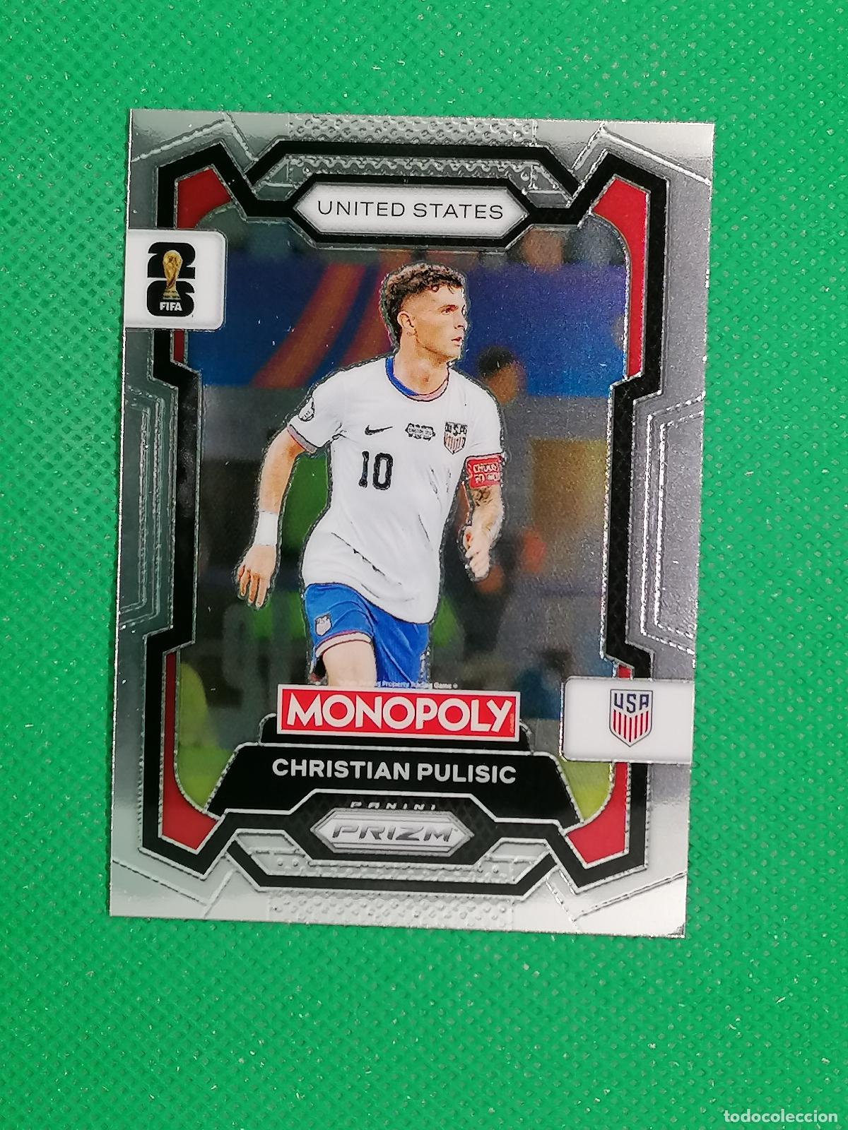 Cromos de F&uacute;tbol: 47 CHRISTIAN PULISIC USA BASE ⚽ PANINI PRIZM MONOPOLY FIFA WORLD CUP 26 2026 ⚽