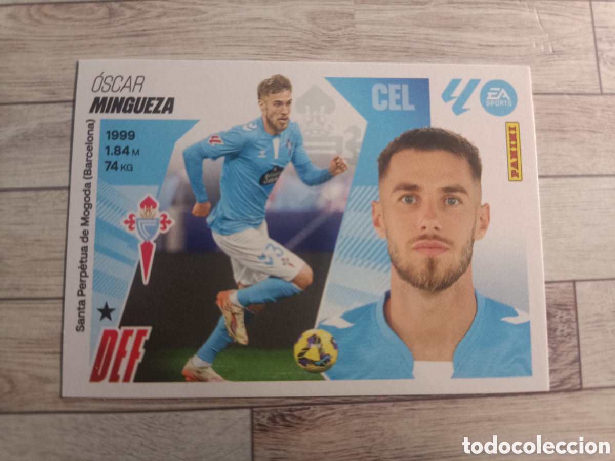 Cromos de F&uacute;tbol: 9 MINGUEZA REAL CLUB CELTA LIGA ESTE 2025 2026 PANINI 25 26 SIN PEGAR
