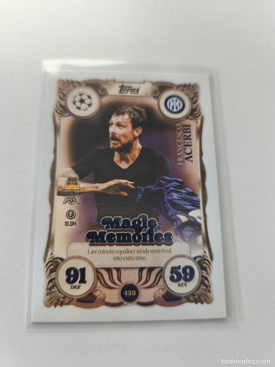 Cromos de F&uacute;tbol: TOPPS MATCH ATTAX 2025 2026 25 26 FRANCESCO ACERBI MAGIE MEMORIES 439 H1