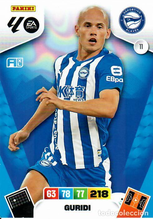 Cromos de F&uacute;tbol: PANINI ADRENALYN - LIGA 2025-26 (25 - 26) - N&ordm; 11 - GURIDI - ALAV&Eacute;S