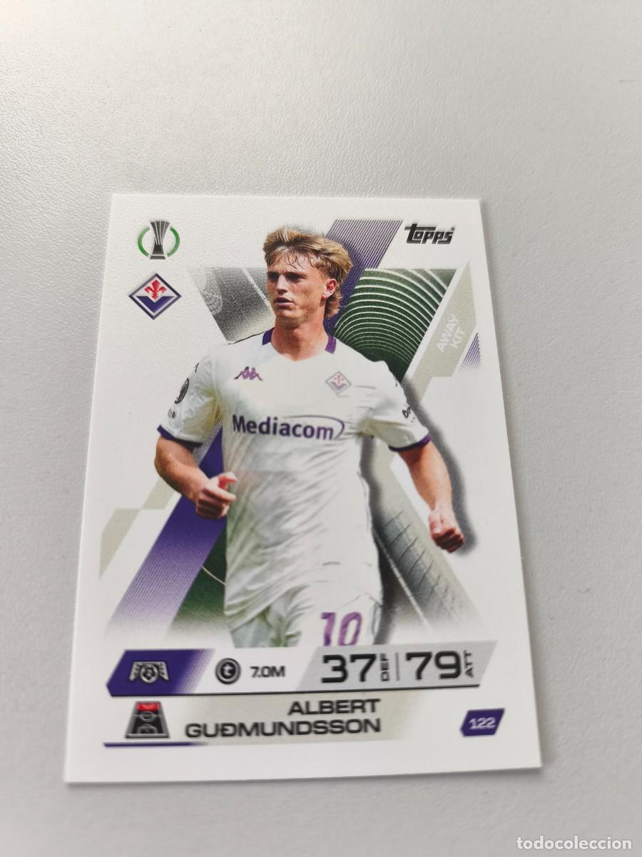 Cromos de F&uacute;tbol: TOPPS MATCH ATTAX 2025 2026 25 26 ALBERT GUDMUNDSSON ATTAX DEBUT 122 H1