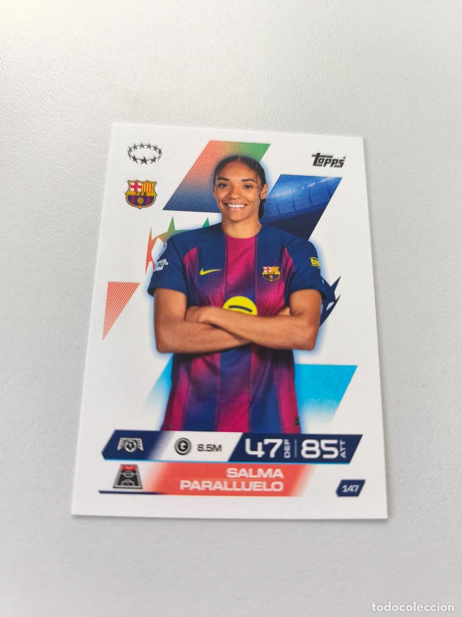 Cromos de F&uacute;tbol: TOPPS MATCH ATTAX 2025 2026 25 26 SALMA PARALLUELO 147 H1
