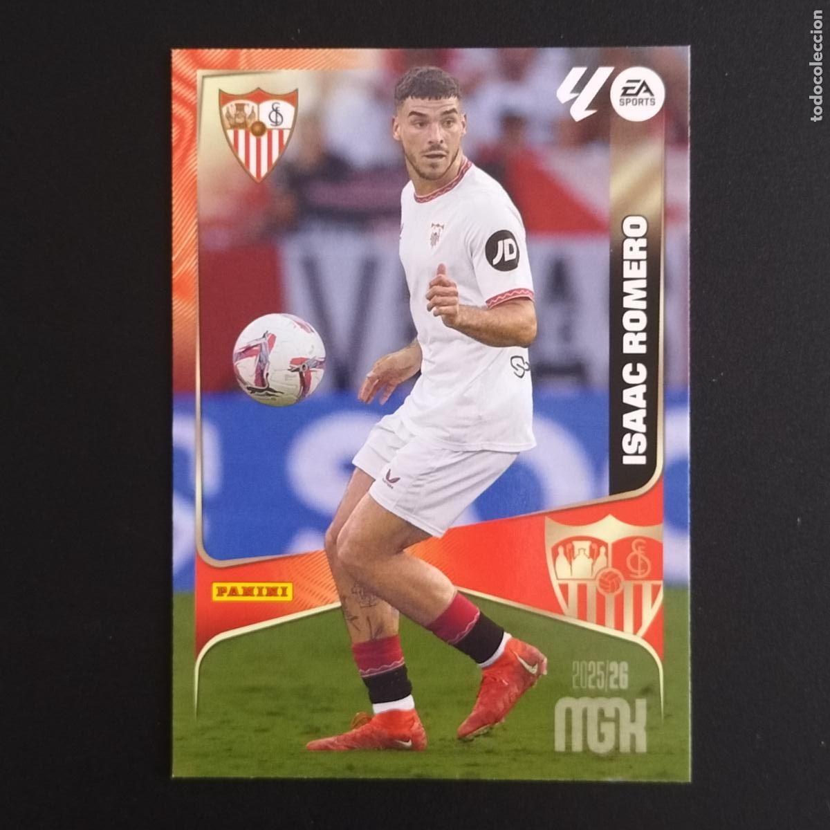 Cromos de F&uacute;tbol: MGK 341 ISAAC ROMERO SEVILLA CROMOS ALBUM MEGACRACKS LIGA FUTBOL 2025 2026 25 26