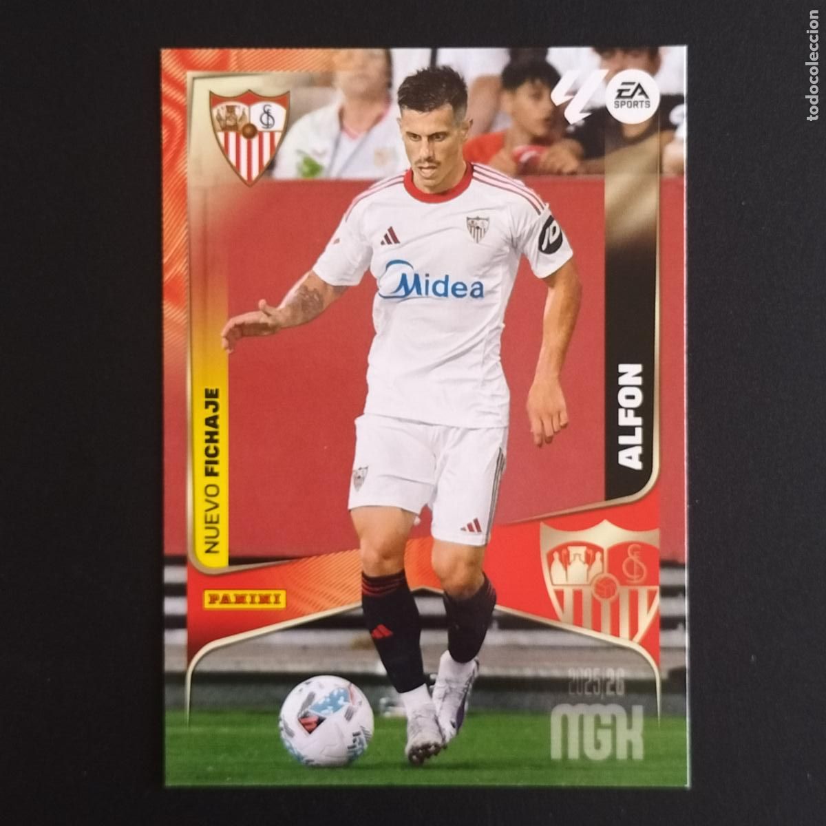 Cromos de F&uacute;tbol: MGK 449 ALFON NUEVO FICHAJE SEVILLA CROMOS ALBUM MEGACRACKS LIGA FUTBOL 2025 2026 25 26