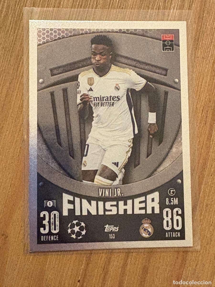 Cromos de F&uacute;tbol: 19. N 153 Vini Jr. Vinicius Finisher Real Madrid Topps Match Attax Champions League 2023-24 23-24