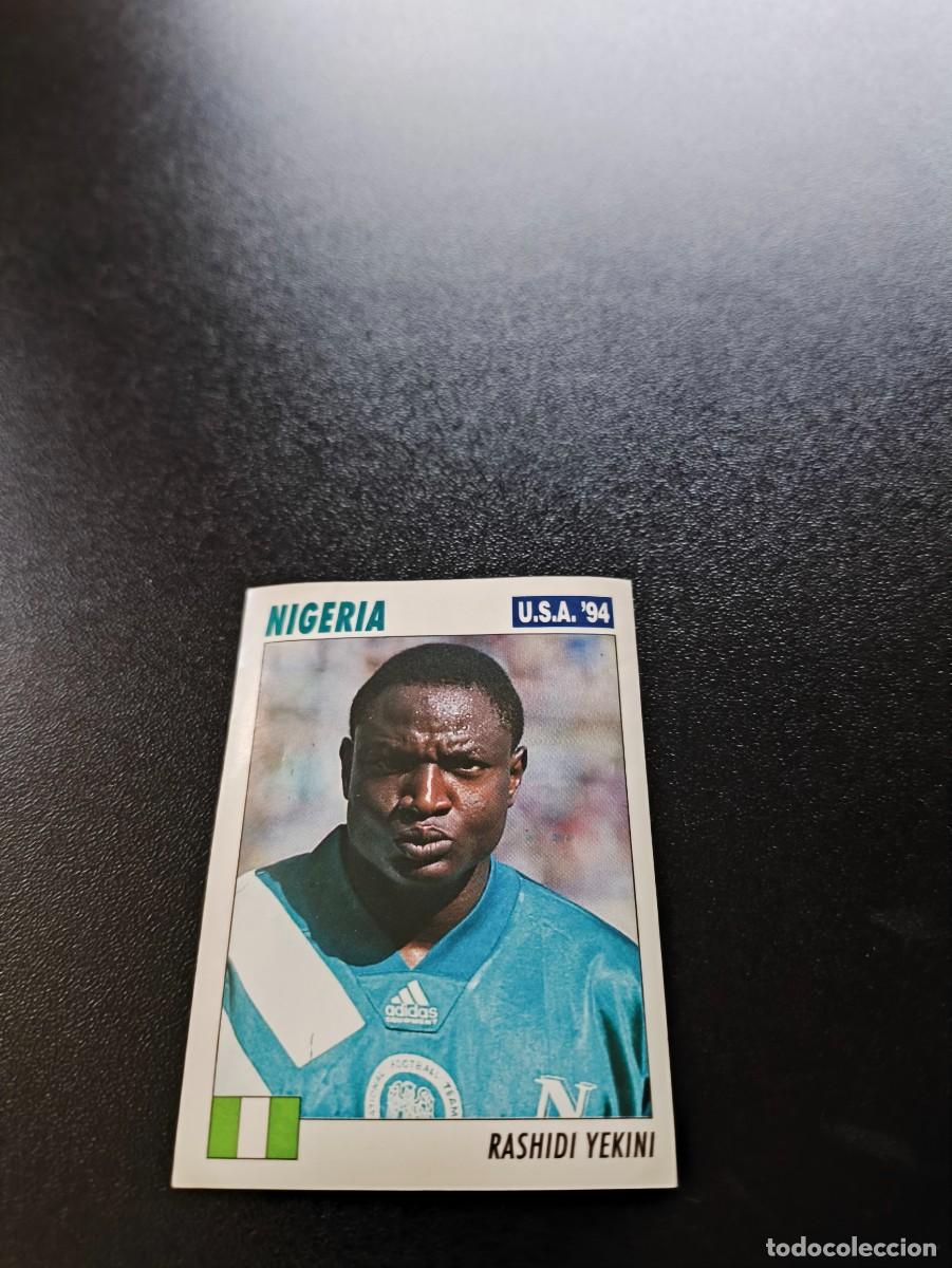 Cromos de F&uacute;tbol: 241 Rashidi Yekini NIGERIA SIN PEGAR ITALY SL FIFA WORLD CUP MUNDIAL USA 1994 NO PANINI