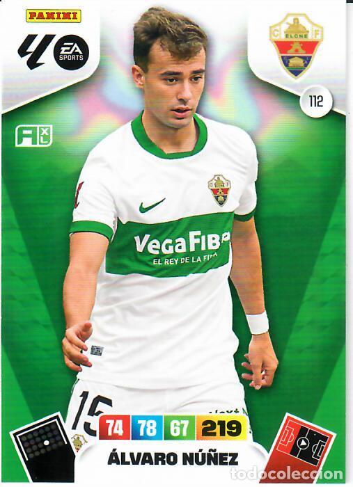 Cromos de Futebol: PANINI ADRENALYN - LIGA 2025-26 (25 - 26) - N&ordm; 112 - &Aacute;LVARO N&Uacute;&Ntilde;EZ - ELCHE