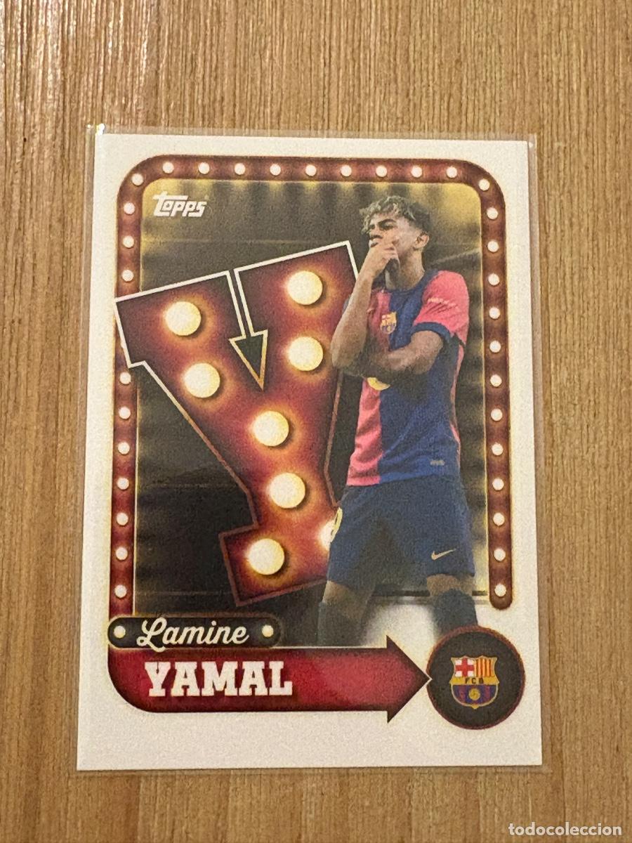Cromos de F&uacute;tbol: 19. LAMINE YAMAL Insert Topps Collector Tin FC Barcelona 2026