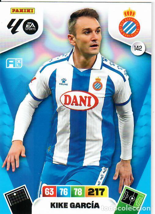 Cromos de F&uacute;tbol: PANINI ADRENALYN - LIGA 2025-26 (25 - 26) - N&ordm; 142 - KIKE GARC&Iacute;A - ESPANYOL