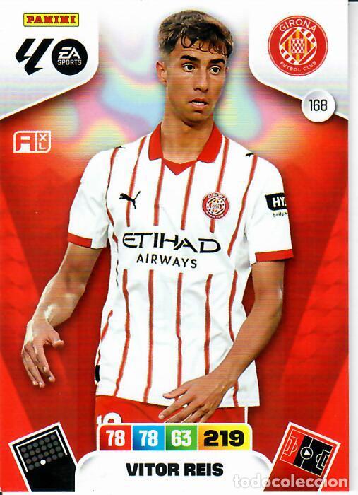 Cromos de F&uacute;tbol: PANINI ADRENALYN - LIGA 2025-26 (25 - 26) - N&ordm; 168 - VITOR REIS - GIRONA