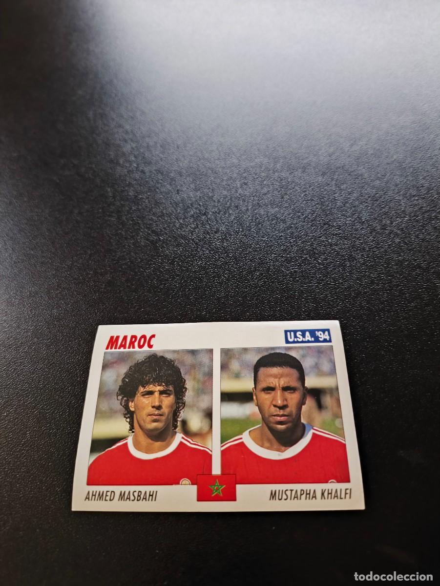 Cromos de F&uacute;tbol: 314 Ahmed Masbahi / Mustapha MARRUECOS SIN PEGAR ITALY SL FIFA WORLD CUP MUNDIAL USA 1994 NO PANINI
