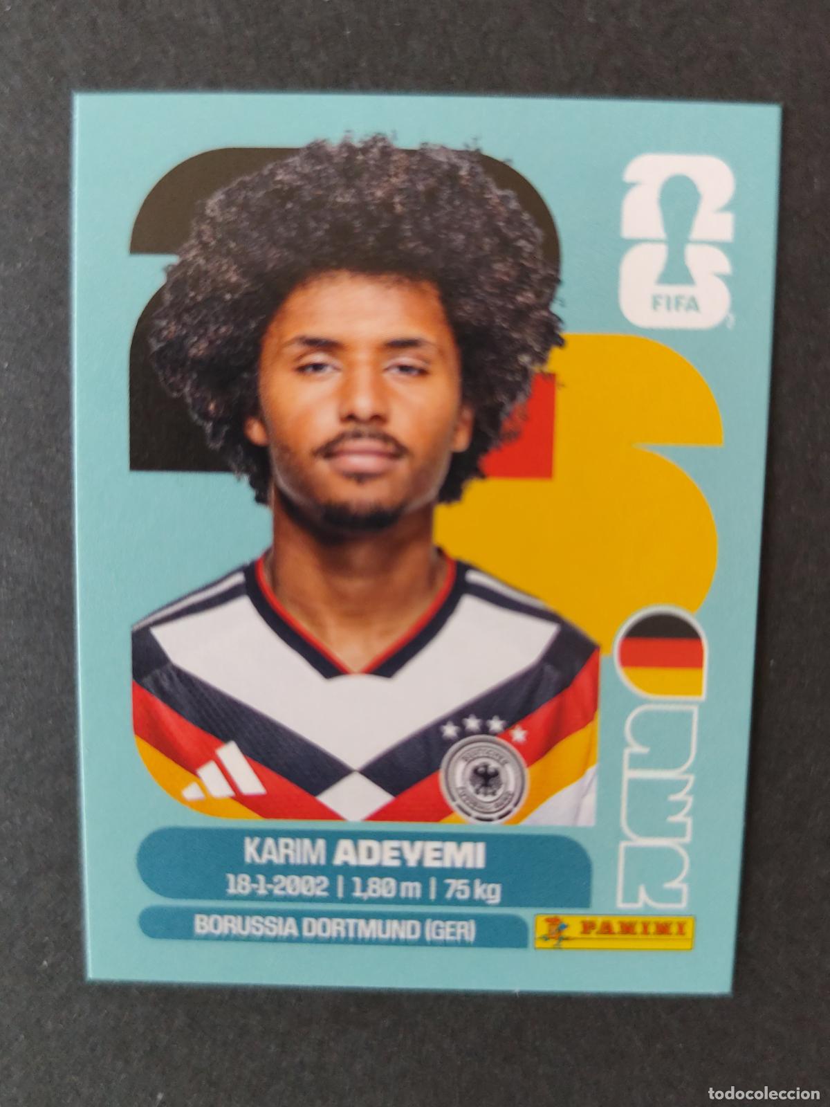 Cromos de Futebol: GER19 KARIM ADEYEMI 19 ALEMANIA MUNDIAL FIFA WORLD CUP 2026 STICKER PANINI SIN PEGAR