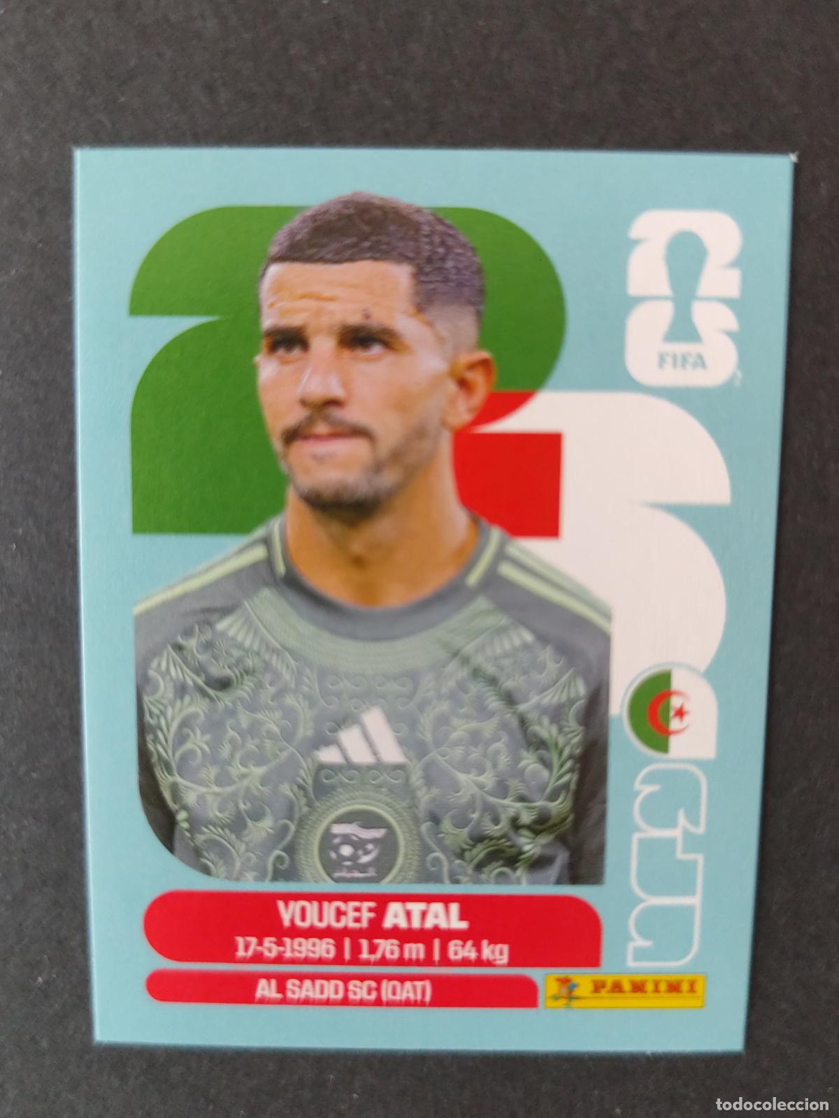 Football Stickers: ALG4 YOUCEF ATAL 4 ARGELIA MUNDIAL FIFA WORLD CUP 2026 STICKER PANINI SIN PEGAR
