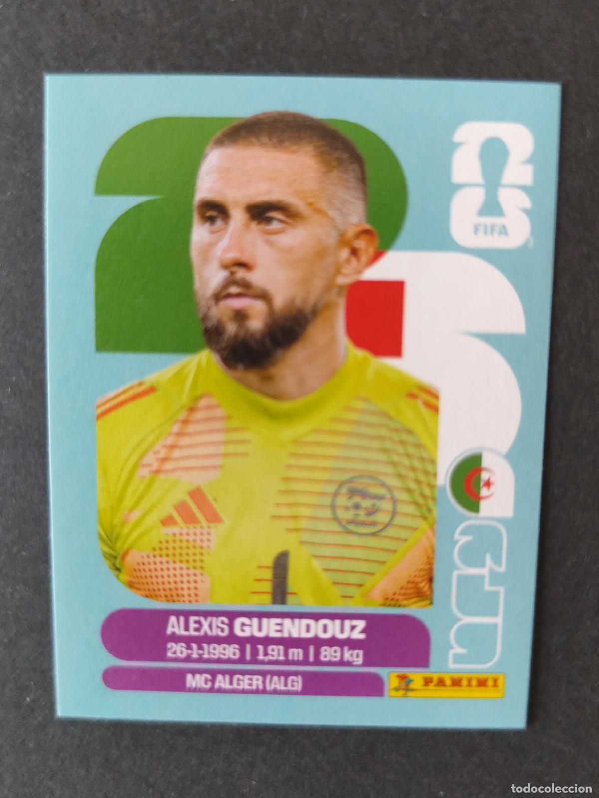 Football Stickers: ALG2 ALEXIS GUENDOUZ 2 ARGELIA MUNDIAL FIFA WORLD CUP 2026 STICKER PANINI SIN PEGAR