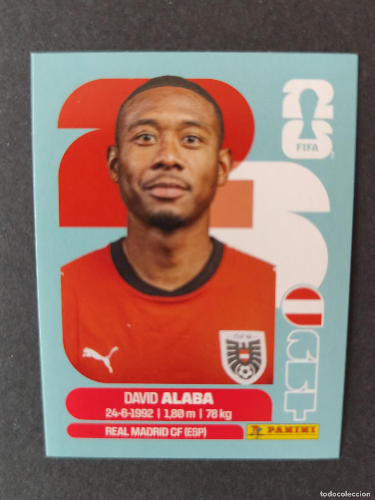 Cromos de Futebol: AUT4 DAVID ALABA 4 AUSTRIA MUNDIAL FIFA WORLD CUP 2026 STICKER PANINI SIN PEGAR