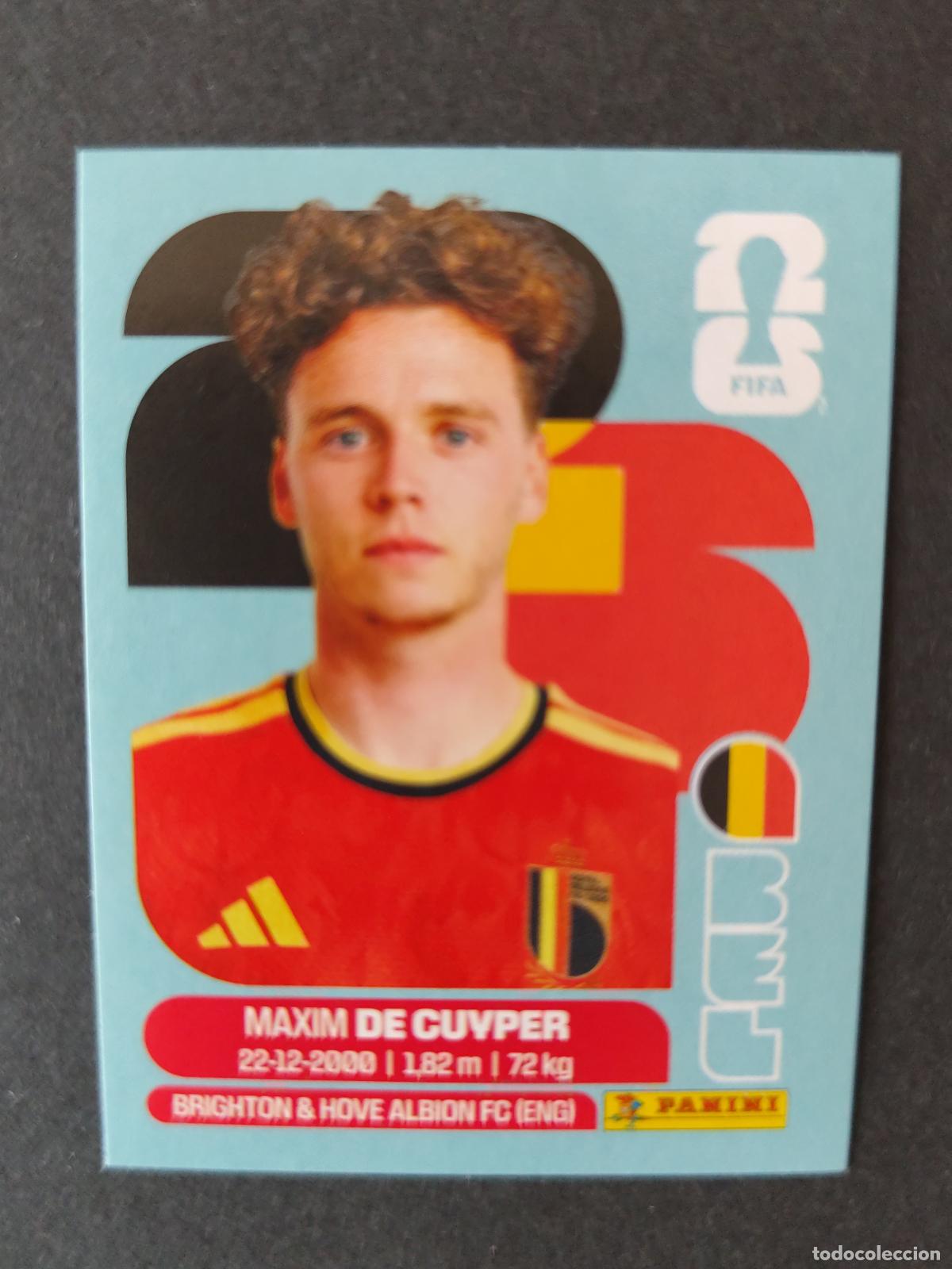 Fu&szlig;ball-Sticker: BEL7 MAXIM DE CUYPER 7 B&Eacute;LGICA MUNDIAL FIFA WORLD CUP 2026 STICKER PANINI SIN PEGAR