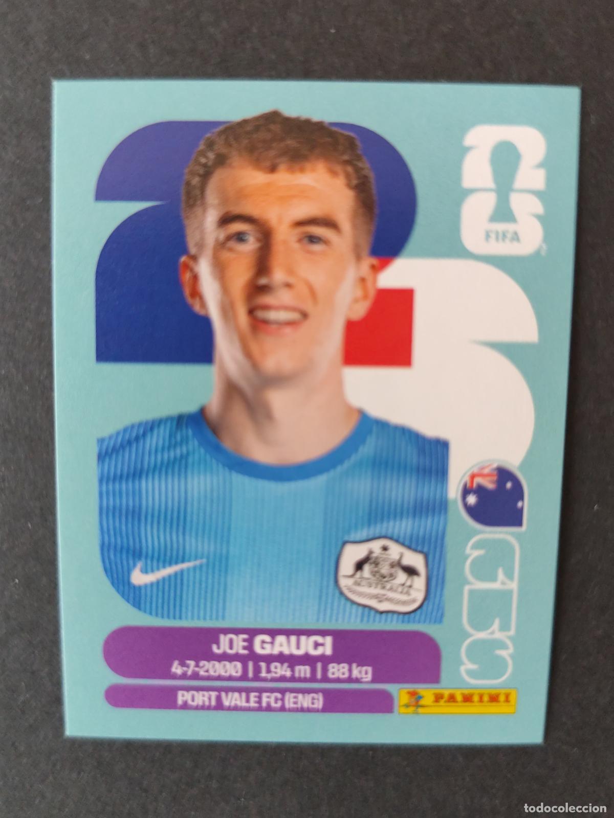 Fu&szlig;ball-Sticker: AUS3 JOE GAUCI 3 AUSTRALIA MUNDIAL FIFA WORLD CUP 2026 STICKER PANINI SIN PEGAR