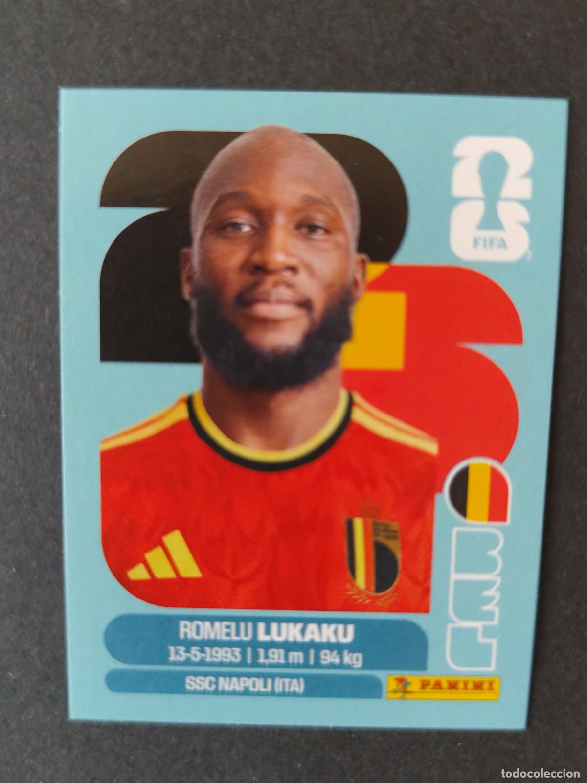 Fu&szlig;ball-Sticker: BEL20 ROMELU LUKAKU 20 B&Eacute;LGICA MUNDIAL FIFA WORLD CUP 2026 STICKER PANINI SIN PEGAR