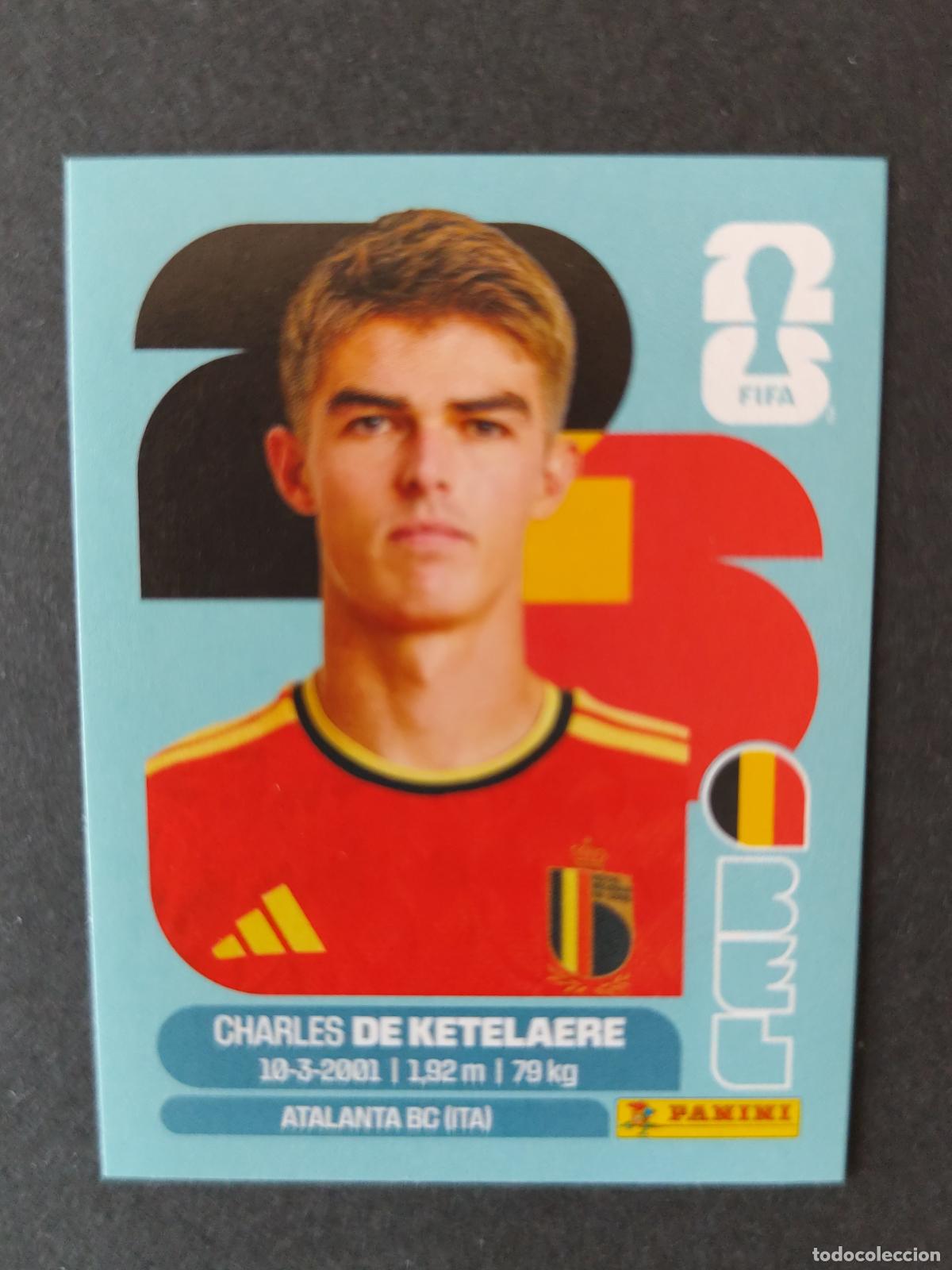 Fu&szlig;ball-Sticker: BEL17 CHARLES DE KETELAERE 17 B&Eacute;LGICA MUNDIAL FIFA WORLD CUP 2026 STICKER PANINI SIN PEGAR