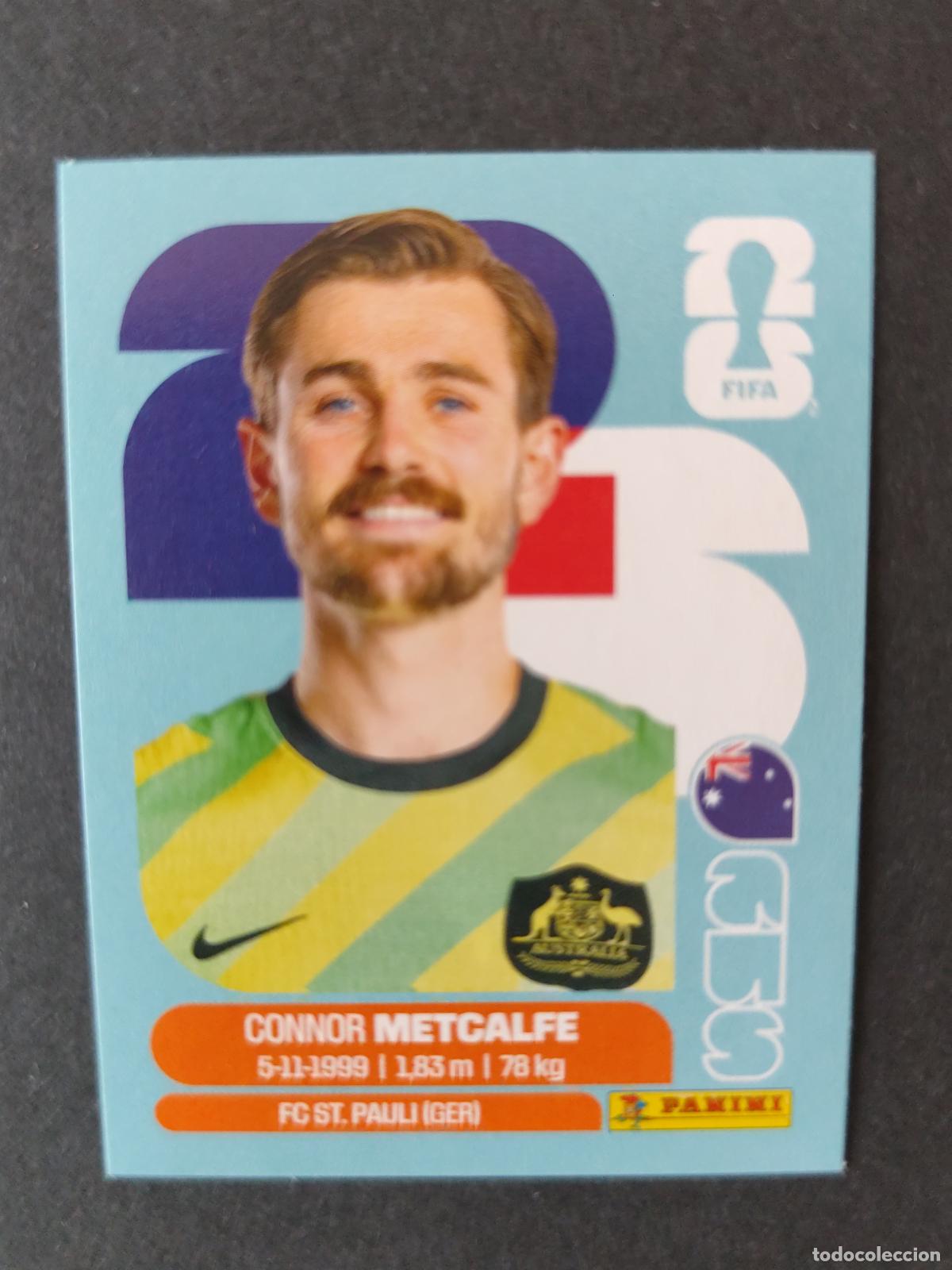 Fu&szlig;ball-Sticker: AUS15 CONNOR METCALFE 15 AUSTRALIA MUNDIAL FIFA WORLD CUP 2026 STICKER PANINI SIN PEGAR