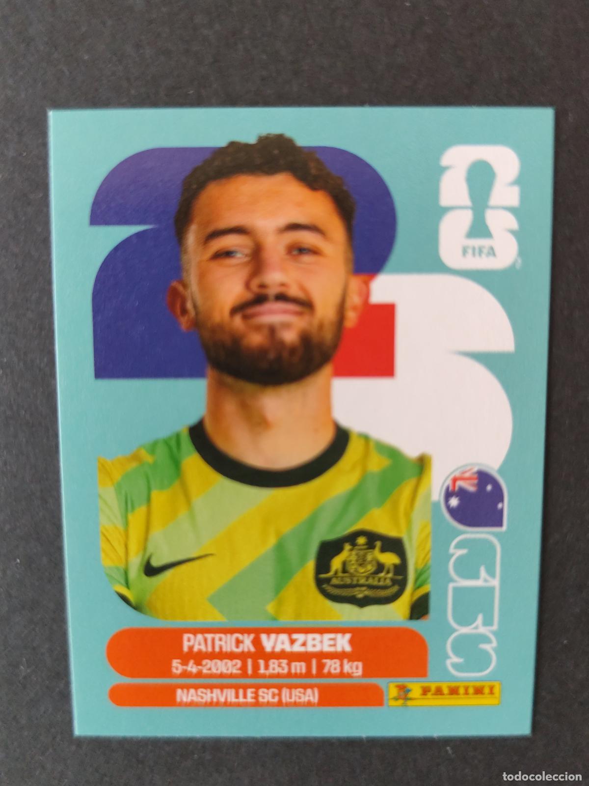 Fu&szlig;ball-Sticker: AUS16 PATRICK YAZBEK 16 AUSTRALIA MUNDIAL FIFA WORLD CUP 2026 STICKER PANINI SIN PEGAR