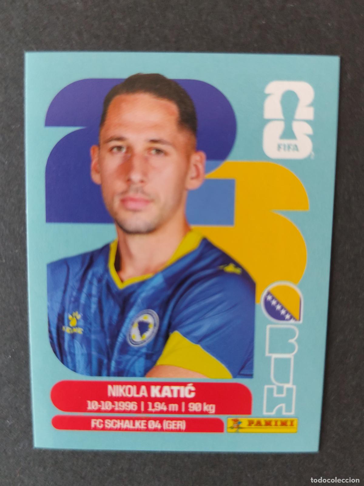 Fu&szlig;ball-Sticker: BIH7 NIKOLA KATIĆ 7 BOSNIA HERZEGOVINA MUNDIAL FIFA WORLD CUP 2026 STICKER PANINI SIN PEGAR