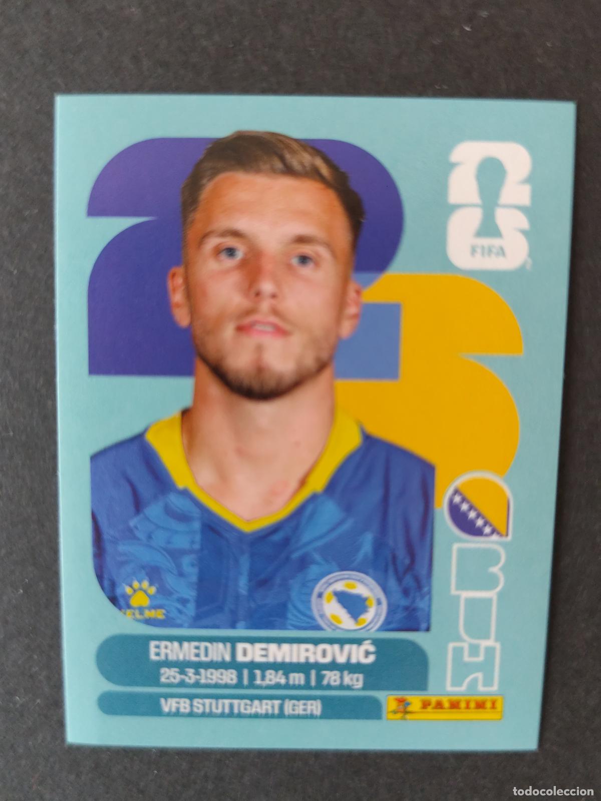 Cartes &agrave; collectionner de Football: BIH17 ERMEDIN DEMIROVIĆ 17 BOSNIA HERZEGOVINA MUNDIAL FIFA WORLD CUP 2026 STICKER PANINI SIN PEGAR