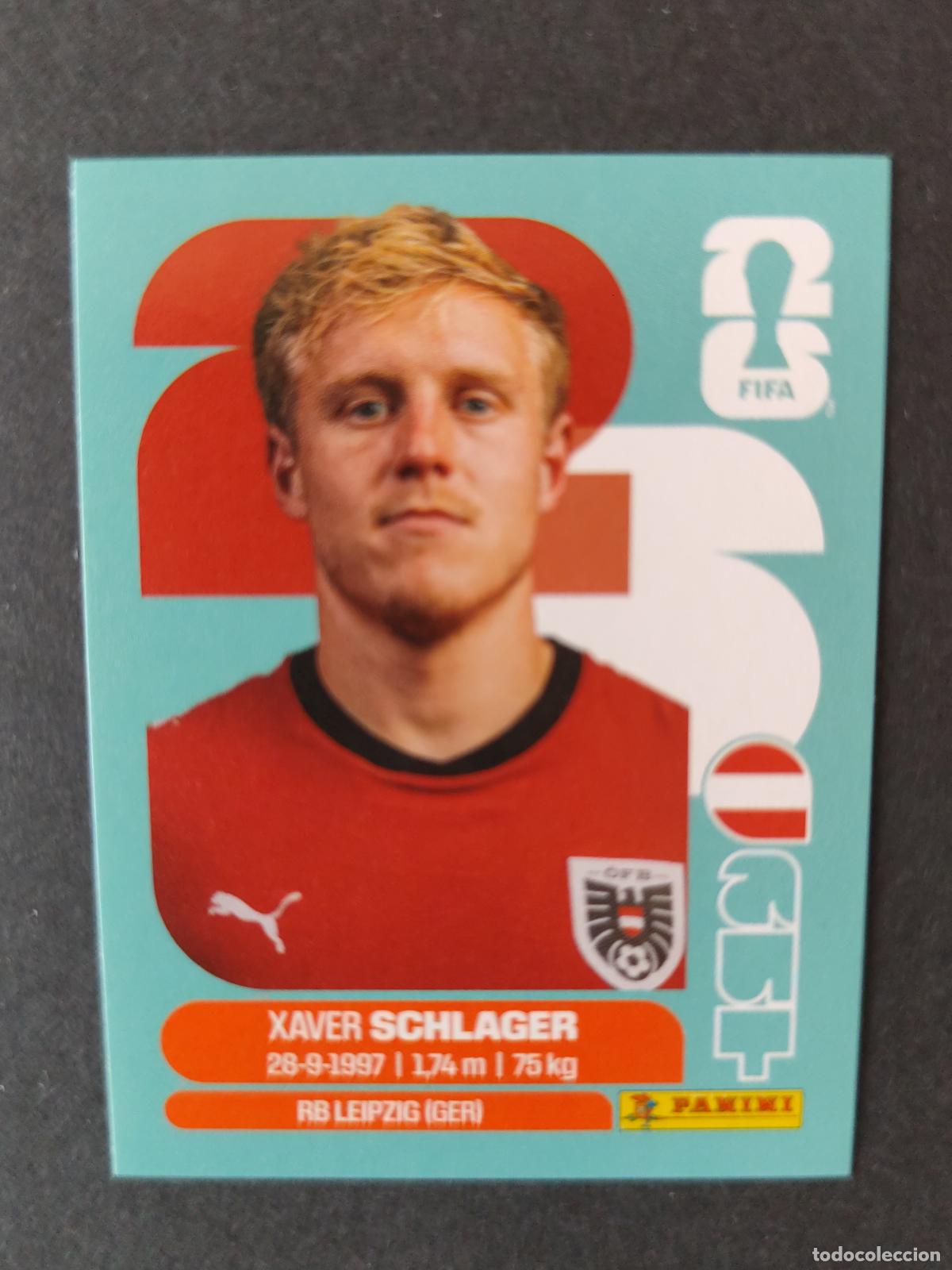 Cartes &agrave; collectionner de Football: AUT10 XAVIER SCHLAGER 10 AUSTRIA MUNDIAL FIFA WORLD CUP 2026 STICKER PANINI SIN PEGAR