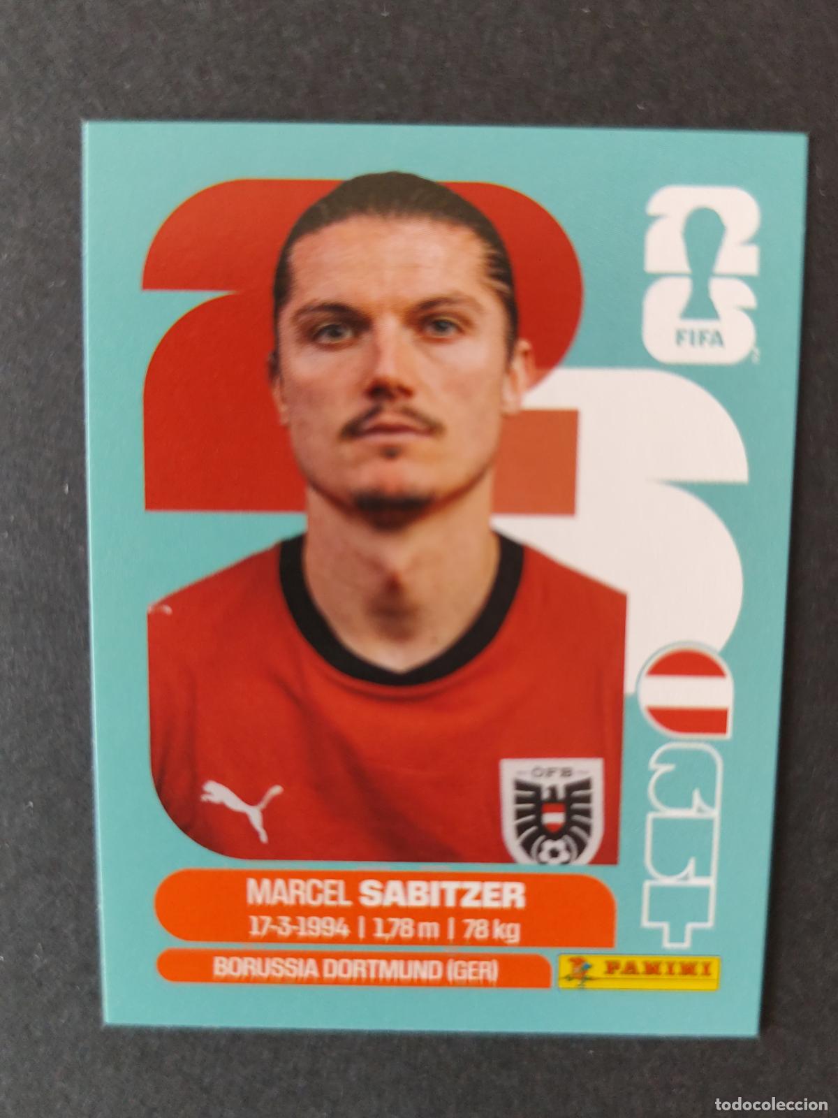 Cartes &agrave; collectionner de Football: AUT11 MARCEL SABITZER 11 AUSTRIA MUNDIAL FIFA WORLD CUP 2026 STICKER PANINI SIN PEGAR